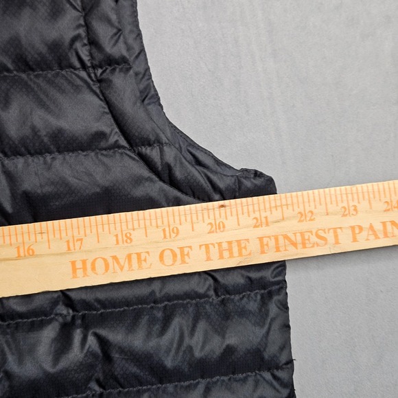 Kathmandu Vest Mens Medium Black Duckdown 500 Fill Full Zip Puffer Pockets - Picture 9 of 13